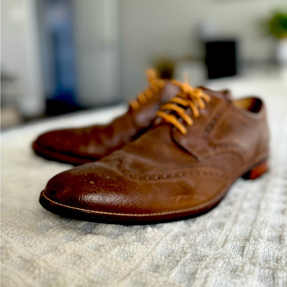 Brown leather Cole Haan shoes, mens size 10.5